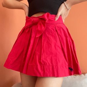 A&F Pink Pleated Skirt